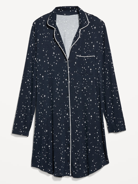 Knit Jersey Sleep Shirt