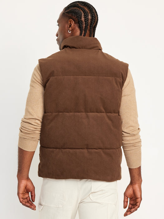 Corduroy Puffer Vest