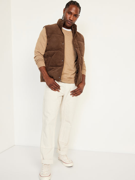 Corduroy Puffer Vest