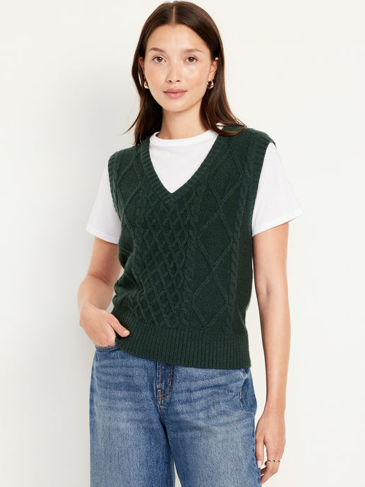 SoSoft Cable-Knit Vest