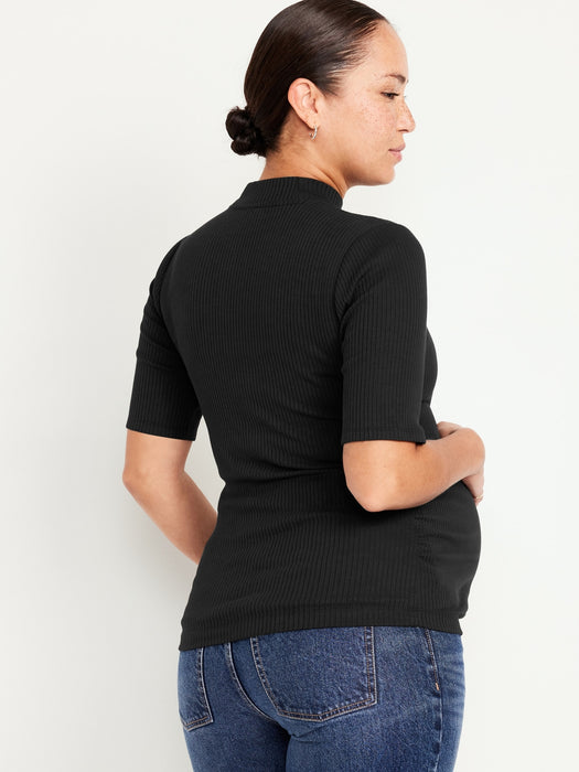 Maternity Mock-Neck Top