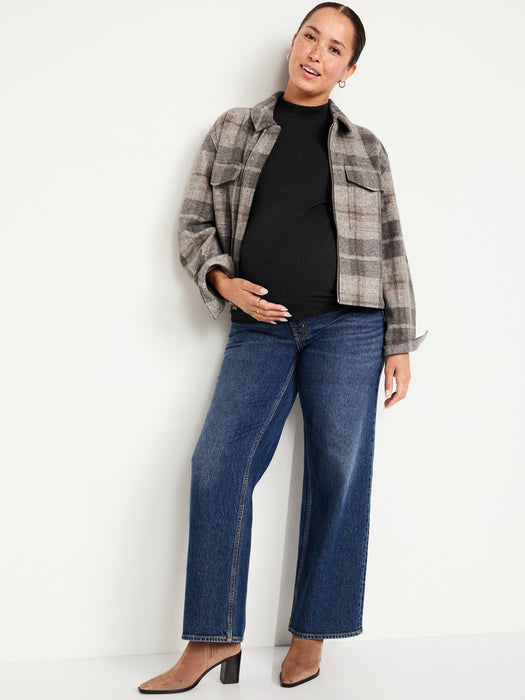 Maternity Mock-Neck Top