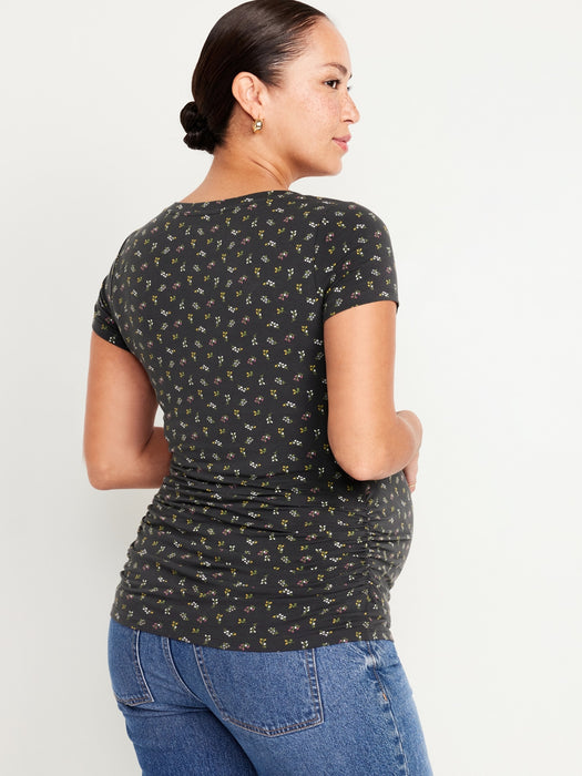 Maternity Scoop-Neck T-Shirt