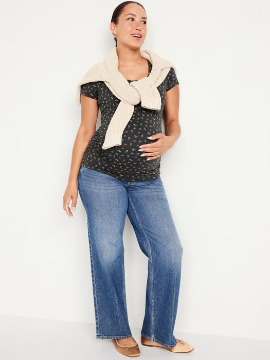 Maternity Scoop-Neck T-Shirt