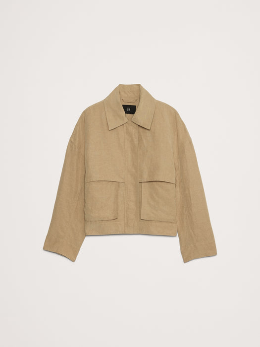TENCEL™-Linen Shirt Jacket