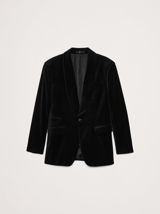 Cotton Velvet Tuxedo Jacket