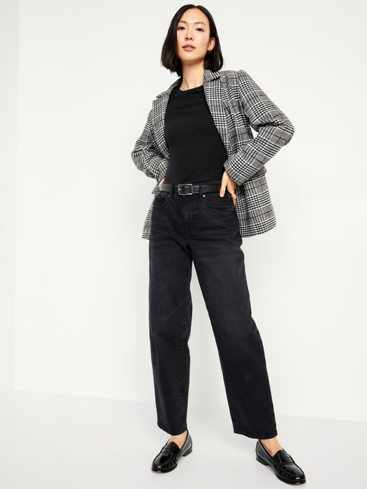 Plush-Knit Long-Sleeve T-Shirt