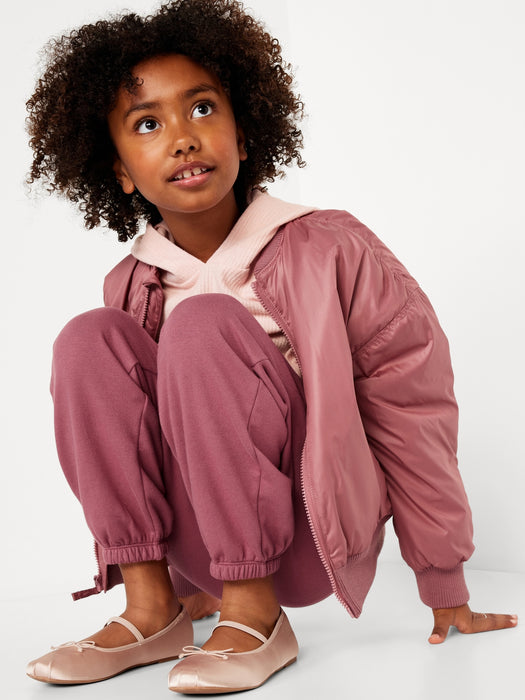 Vintage High-Waisted Jogger Sweatpants for Girls
