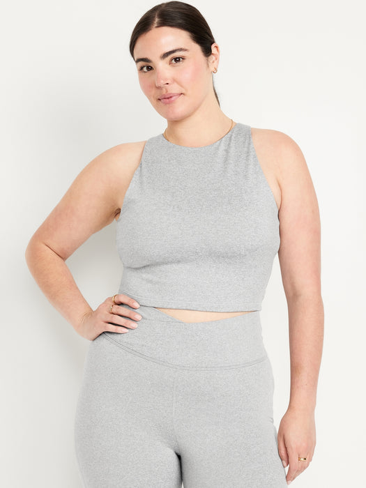 CloudComfy High-Neck Longline Sports Bra