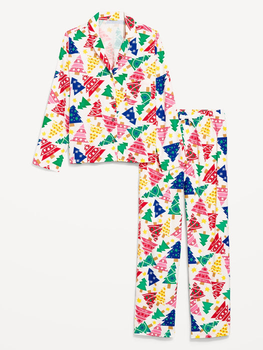 Flannel Pajama Set for Women