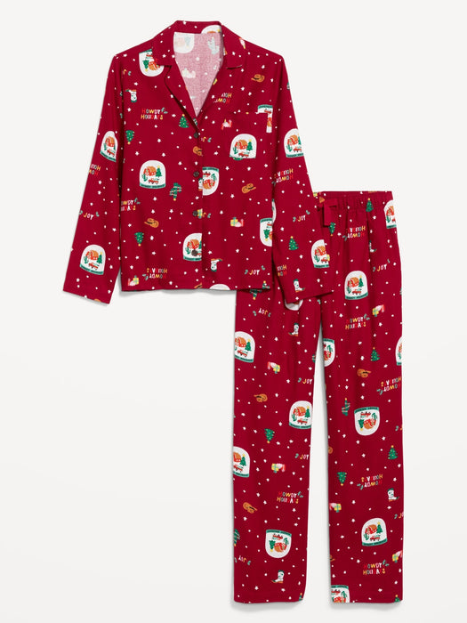 Flannel Pajama Set for Women
