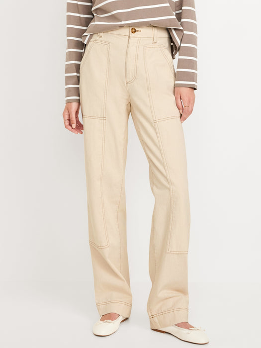 High-Waisted Utility Pants