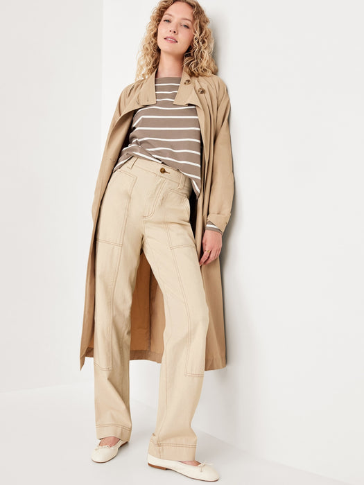 High-Waisted Utility Pants