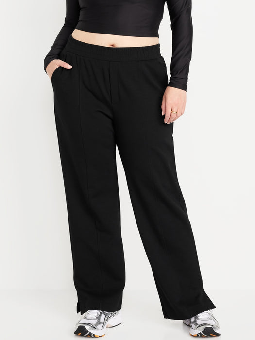 High-Waisted Dynamic Fleece Trouser Pants