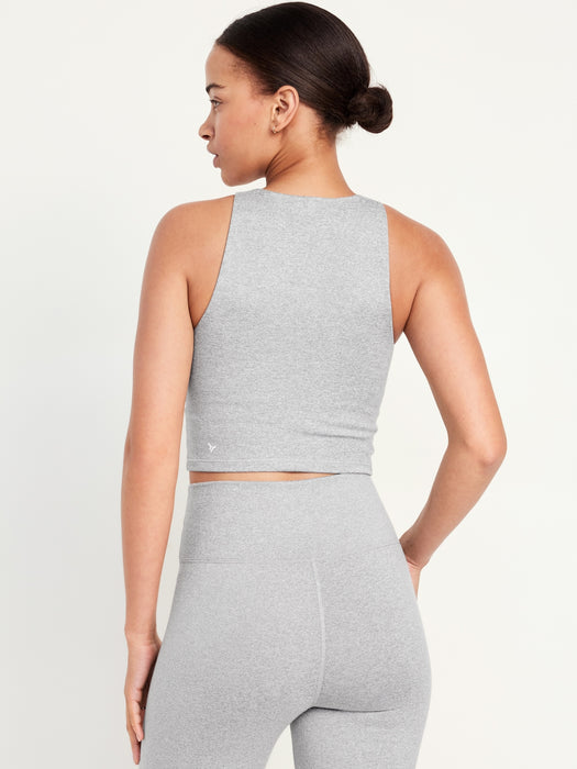 CloudComfy High-Neck Longline Sports Bra