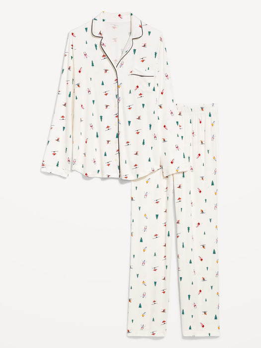 Knit Jersey Pajama Pant Set