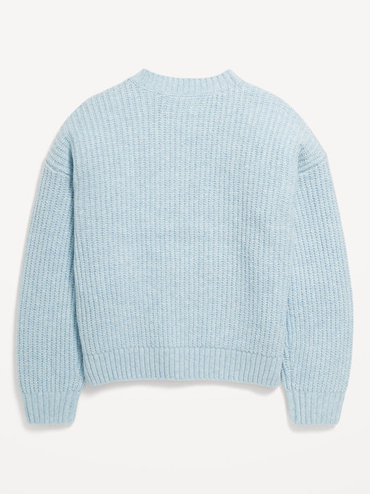 SoSoft Shaker-Stitch Sweater for Girls