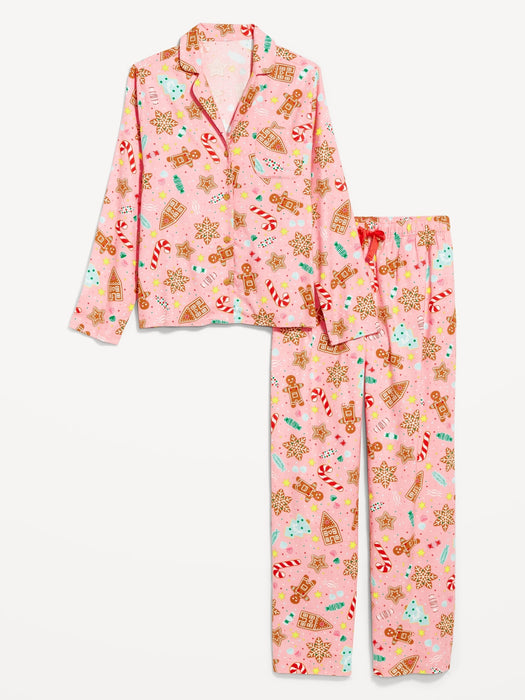 Flannel Pajama Set for Women