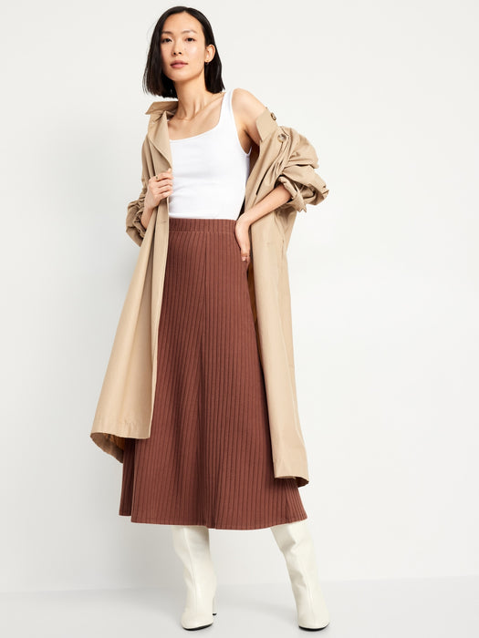 Cozy Ribbed Maxi Skirt