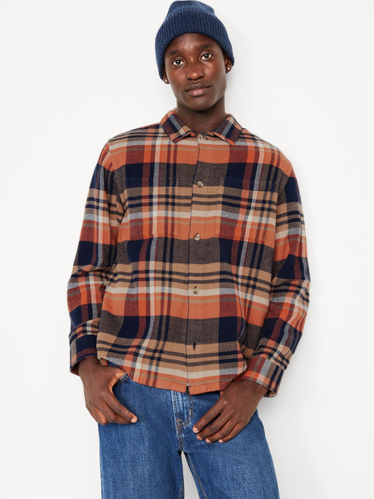 Heavyweight Plaid Flannel Shirt