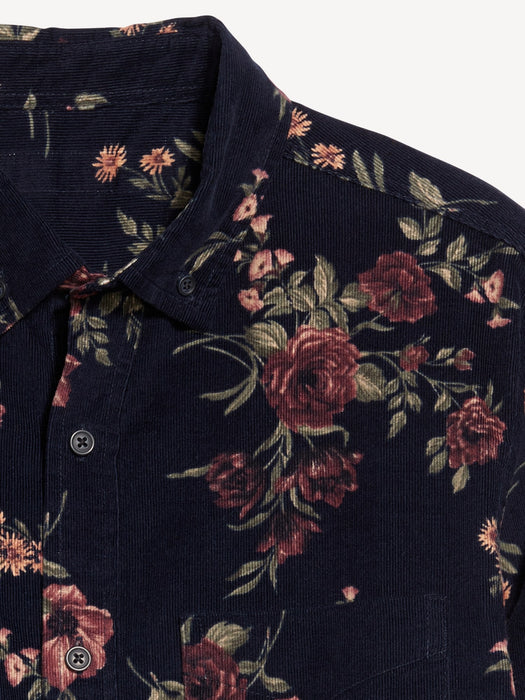 Button-Down Corduroy Shirt