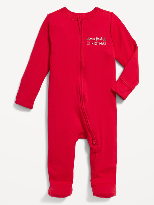 2-Way-Zip Sleep &amp; Play Footed One-Piece for Baby