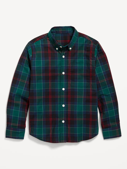 Long-Sleeve Poplin Shirt for Boys