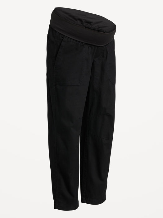 Maternity Rollover Waist Pulla Utility Pants