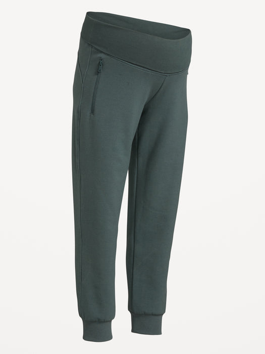Maternity Dynamic Fleece Rollover Waist Joggers