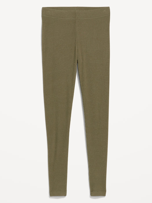 High-Waisted Cozy Ribbed Leggings