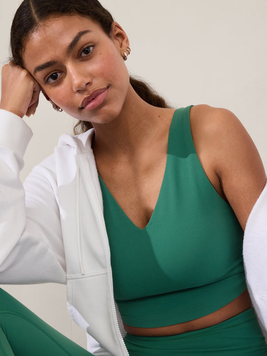 Transcend V-Neck Crop Bra D-DD