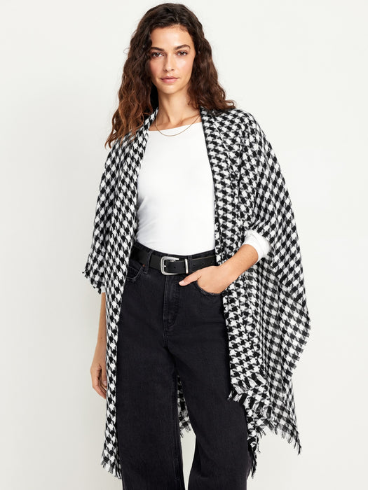 Flannel Poncho