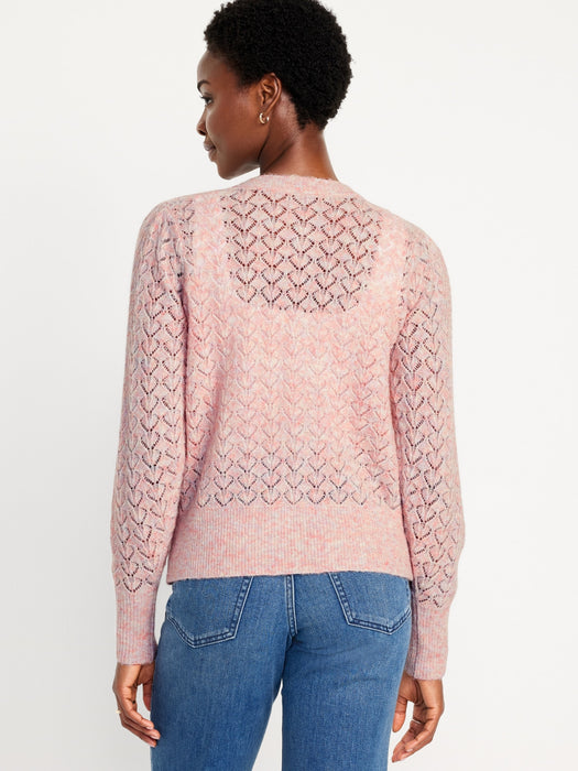 Pointelle Cardigan