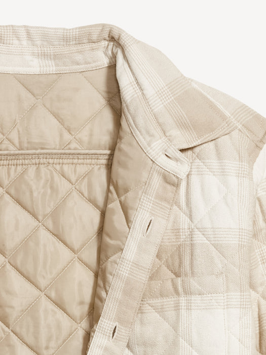 Quilted Button-Down Shacket