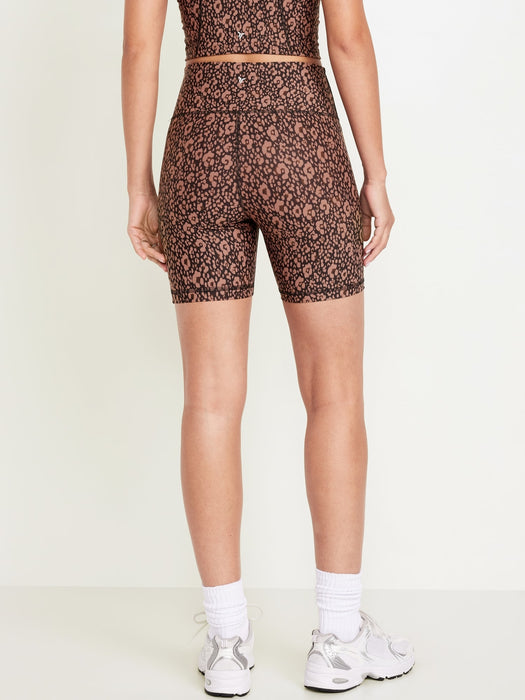 High-Waisted PowerSoft Biker Shorts -- 6-inch inseam