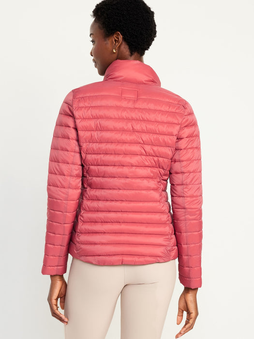 Water-Resistant Narrow-Channel Puffer Jacket