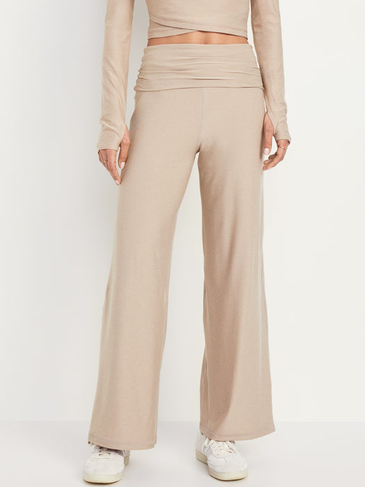 High-Waisted CloudMotion Wide-Leg Pants