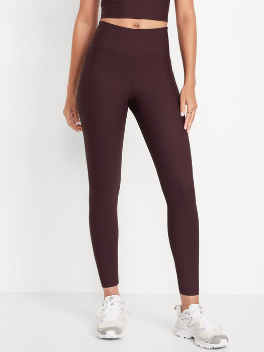 High-Waisted PowerSoft Rib Pocket Leggings