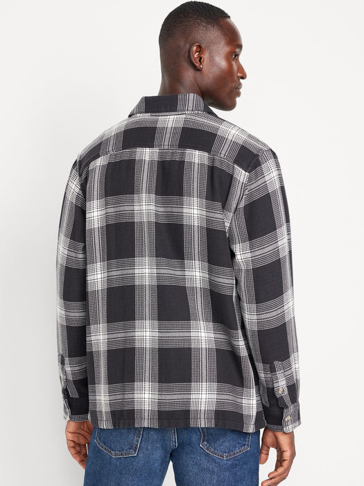 Heavyweight Plaid Flannel Shirt