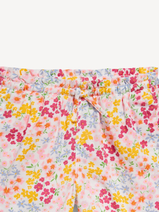 Ruffled Pull-On Shorts for Toddler Girls