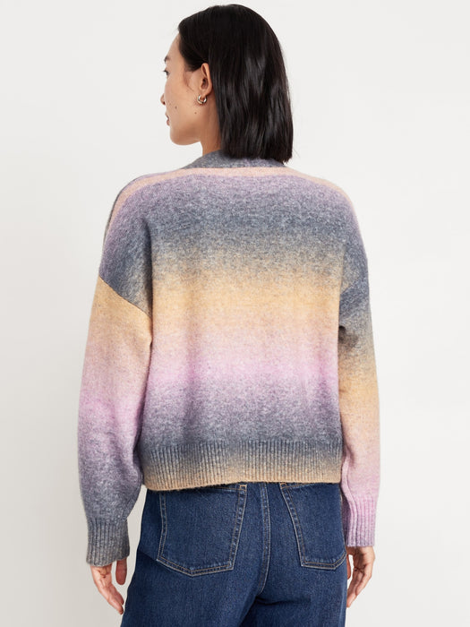 Slouchy Button-Down Cardigan