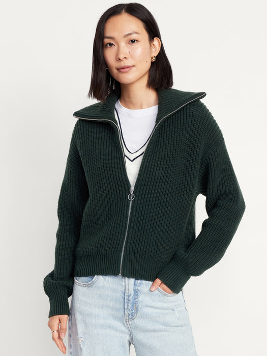 Full-Zip Cardigan