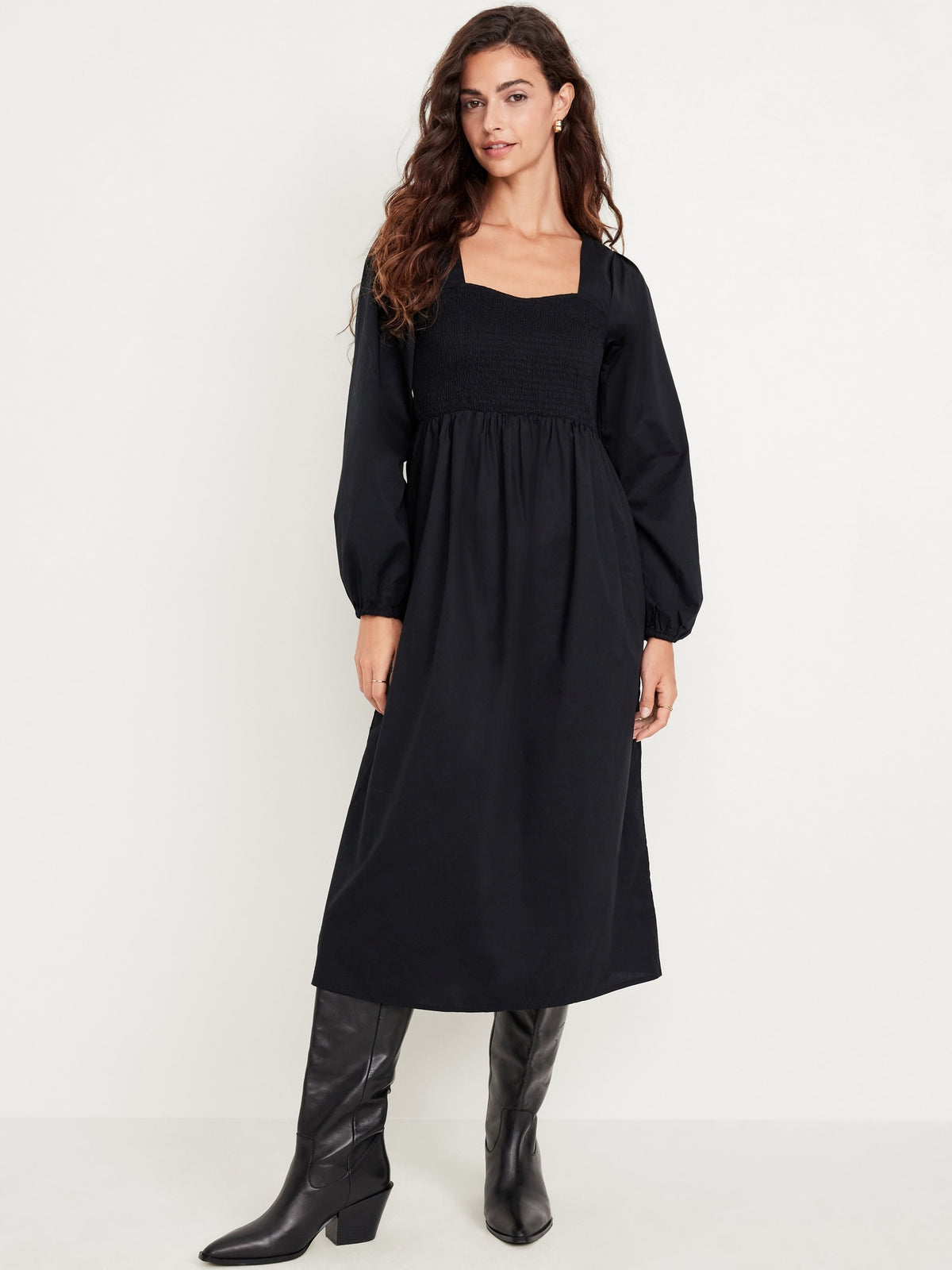Fit & Flare Midi Dress — GAP (International)