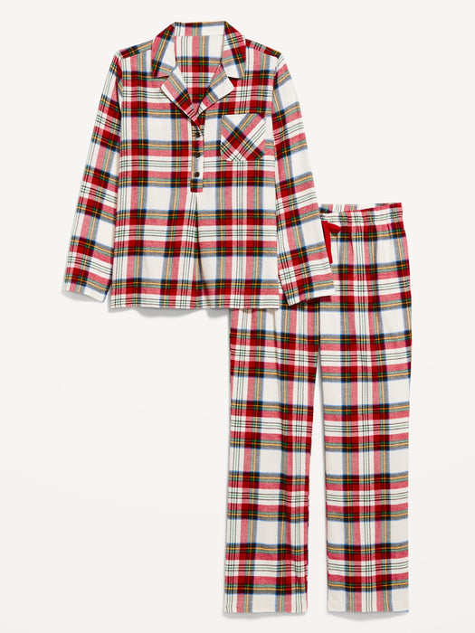 Maternity Matching Flannel Pajama Set