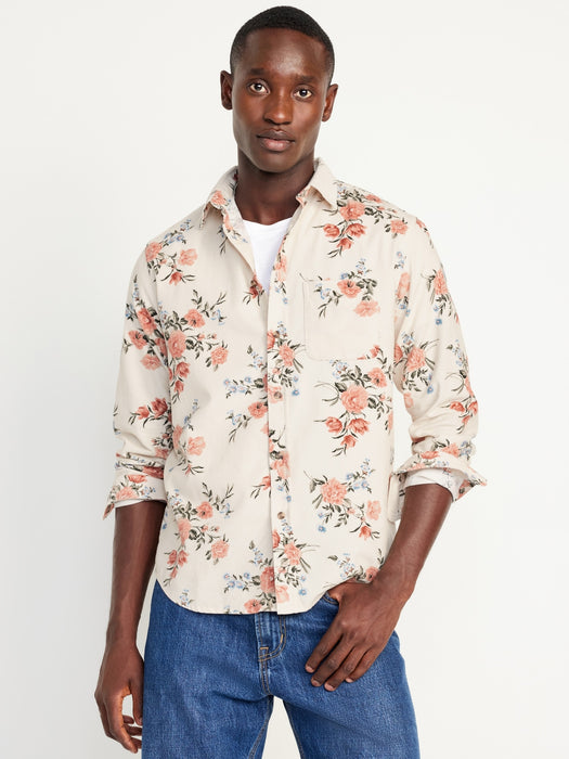 Button-Down Corduroy Shirt