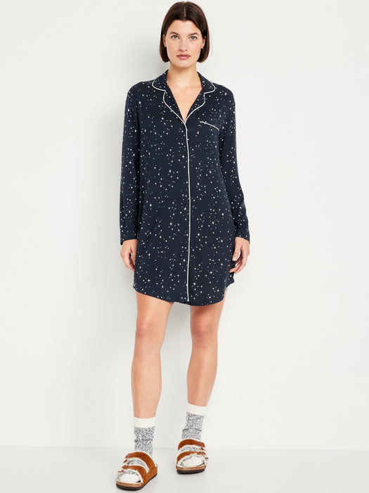 Knit Jersey Sleep Shirt