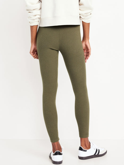 High-Waisted Cozy Ribbed Leggings