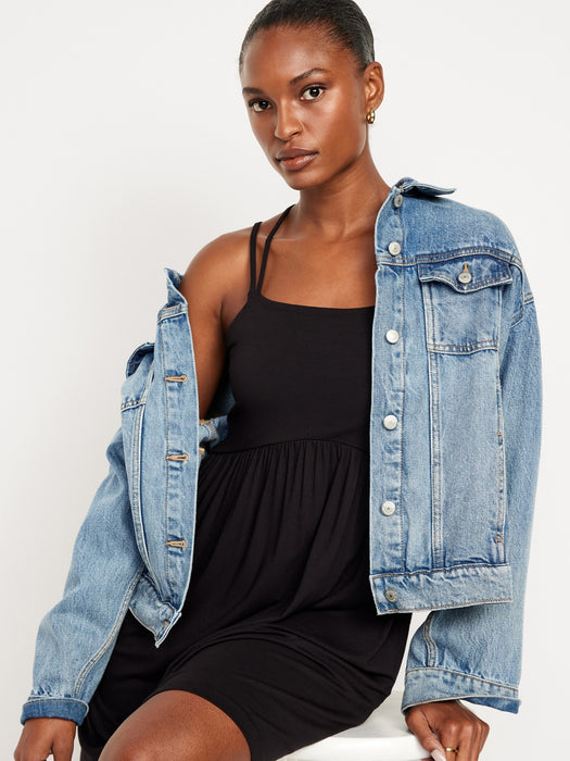 Fit & Flare Strappy Mini Dress