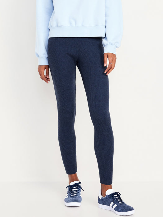 High-Waisted Cozy Ribbed Leggings