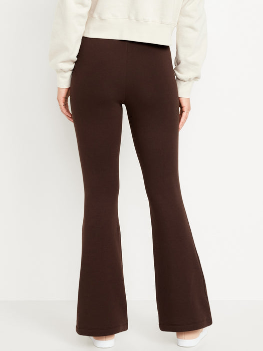 High-Waisted Fleece-Lined Flare Leggings
